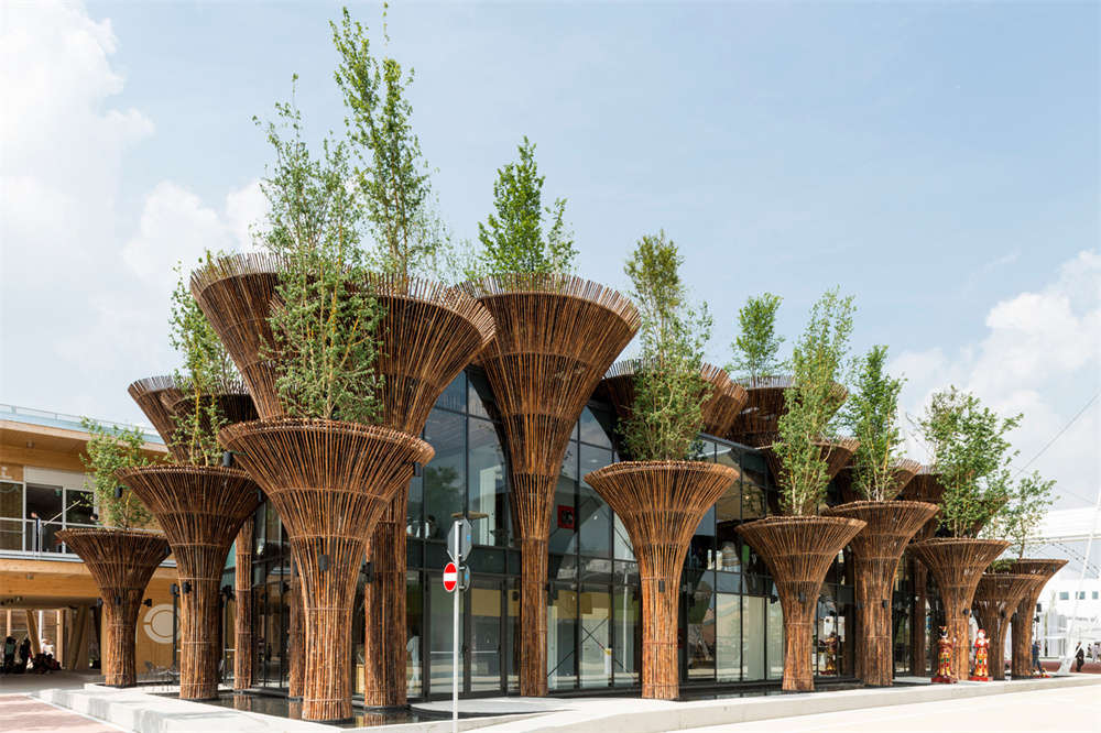 2015年米兰世博会越南馆竹建筑 竹景观